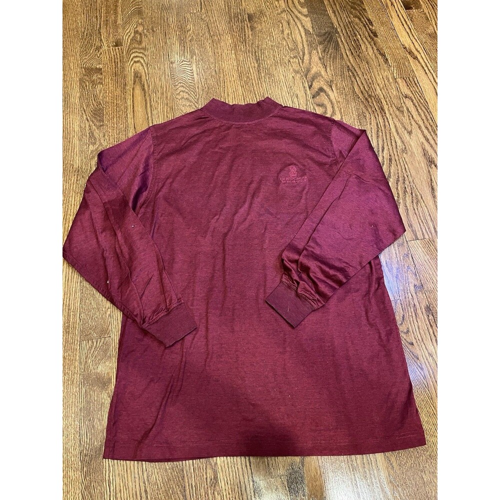 The Ritz Carleton Bachelor Gulch Colorado Red Long Sleeve Shirt Size M